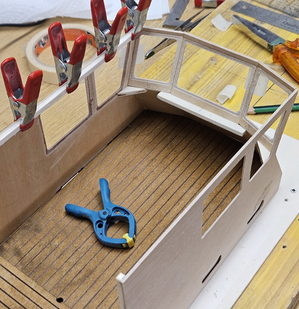 Kabinenbau eines Springer Tugs